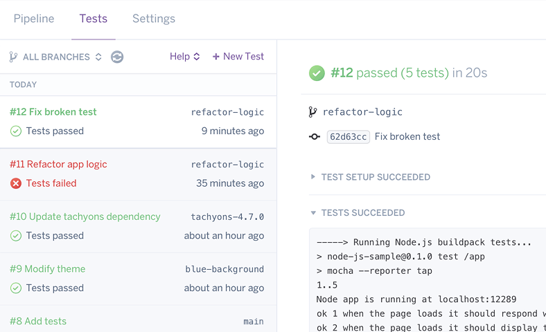 Heroku CI