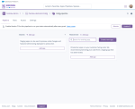 Heroku pipeline setup screen showing staging and production app sections, with options to add or create apps and enable Heroku CI for automated testing.